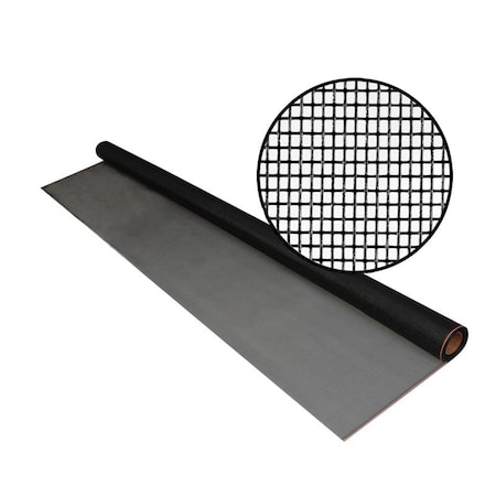 Philipsifer Phifer 36 in. W X 84 in. L Black Fiberglass Insect Screen Cloth 3009320